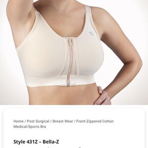 Design Veronique medical, post surgical bra
